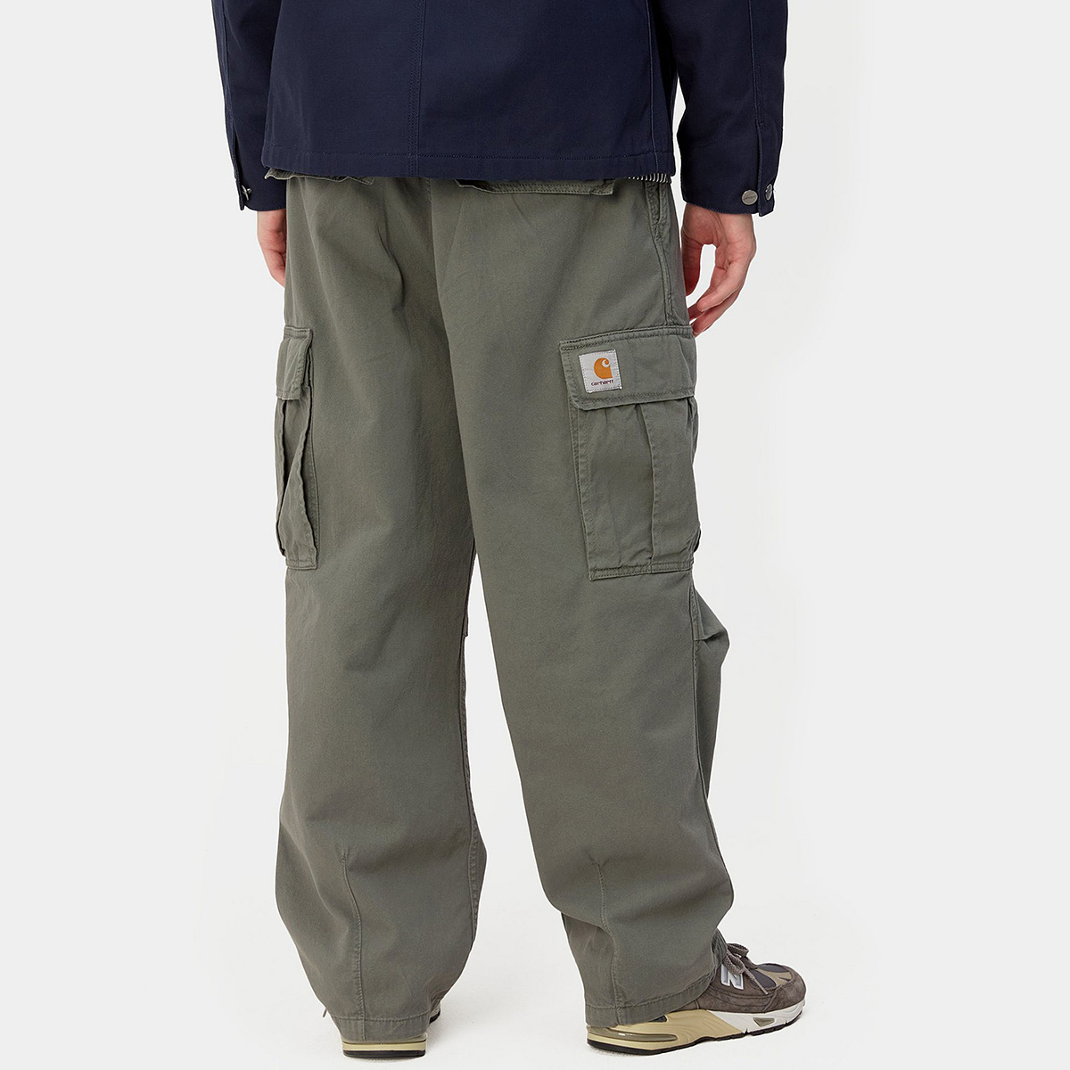 Carhartt WIP Cole Cargo Pant Smoke Green Garment Dyed Carhartt WIP Cole Cargo Pant Smoke Green Garment Dyed