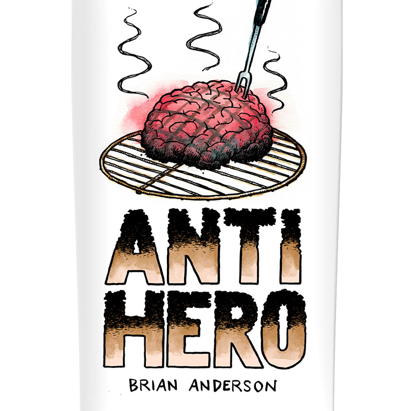 Anti Hero B.A. Toasted Fried Cooked Skateboard Deck 9.25 Anti Hero B.A. Toasted Fried Cooked Skateboard Deck 9.25