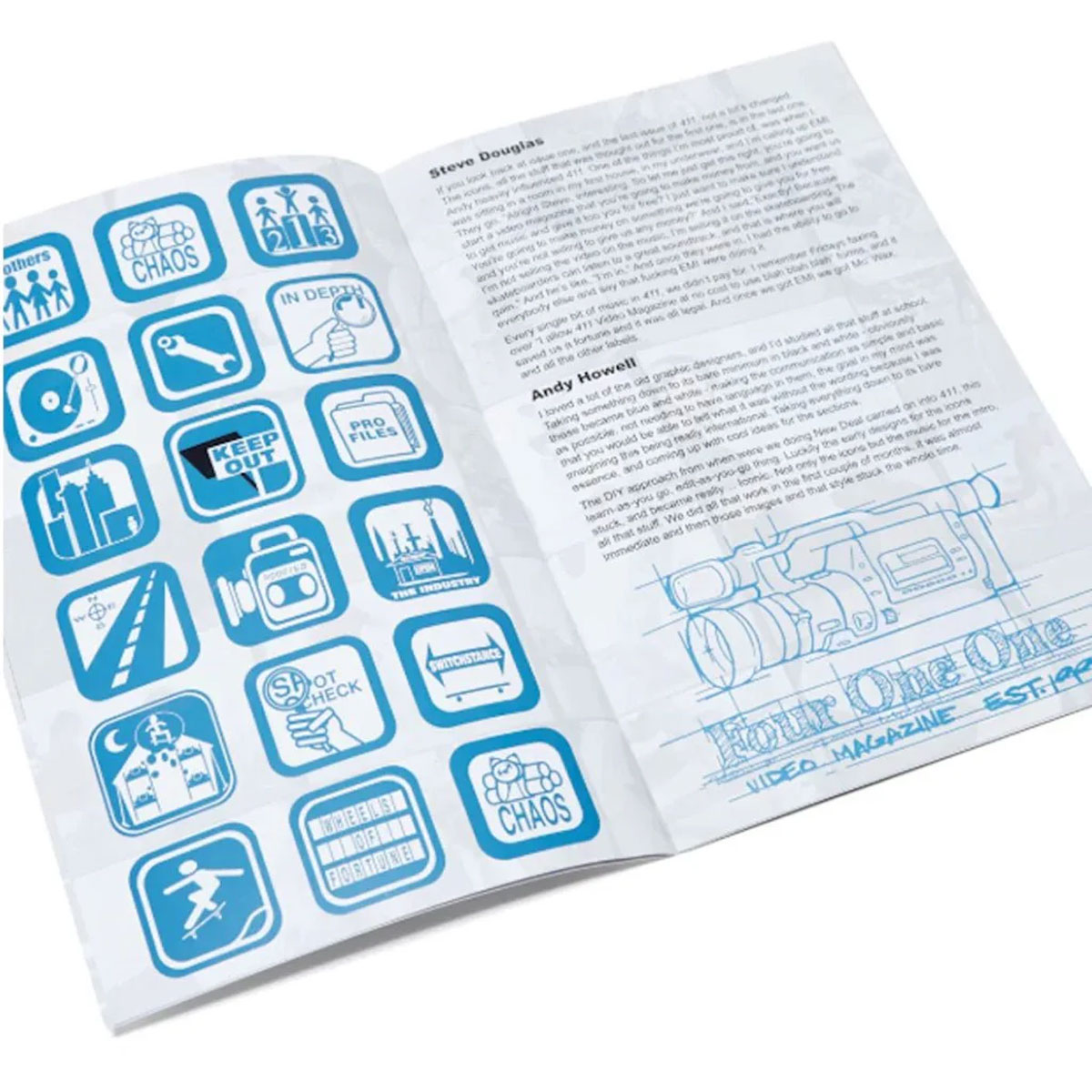 411 Skateboards Our Story Zine