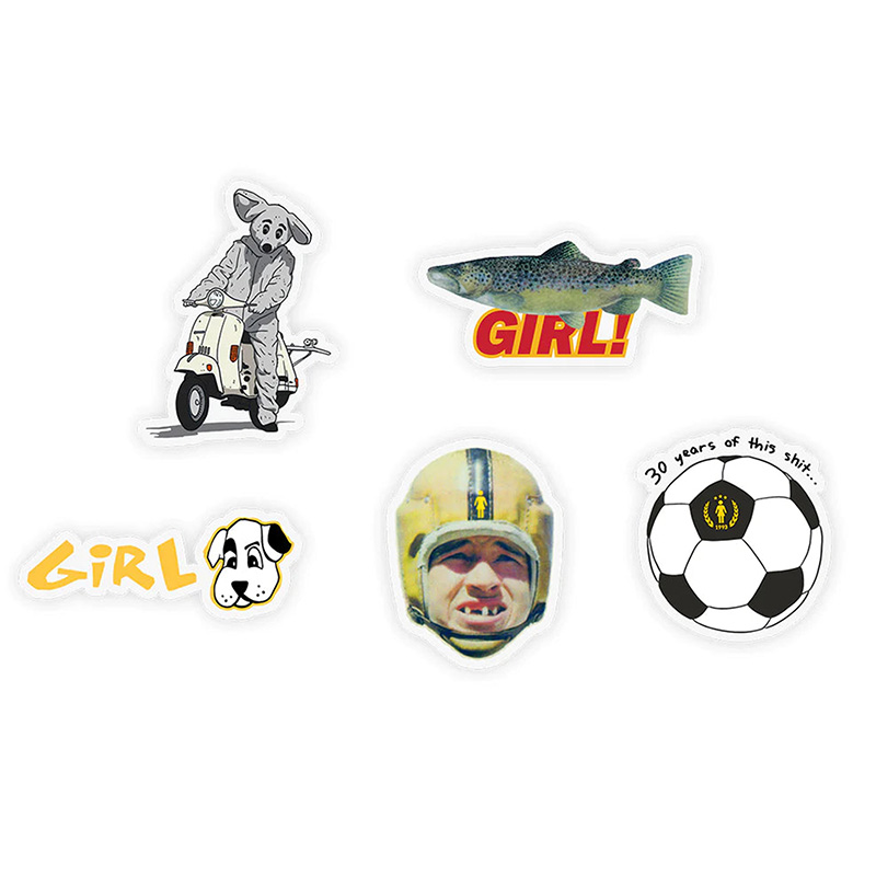 Girl Three Decades Decal Sticker pack