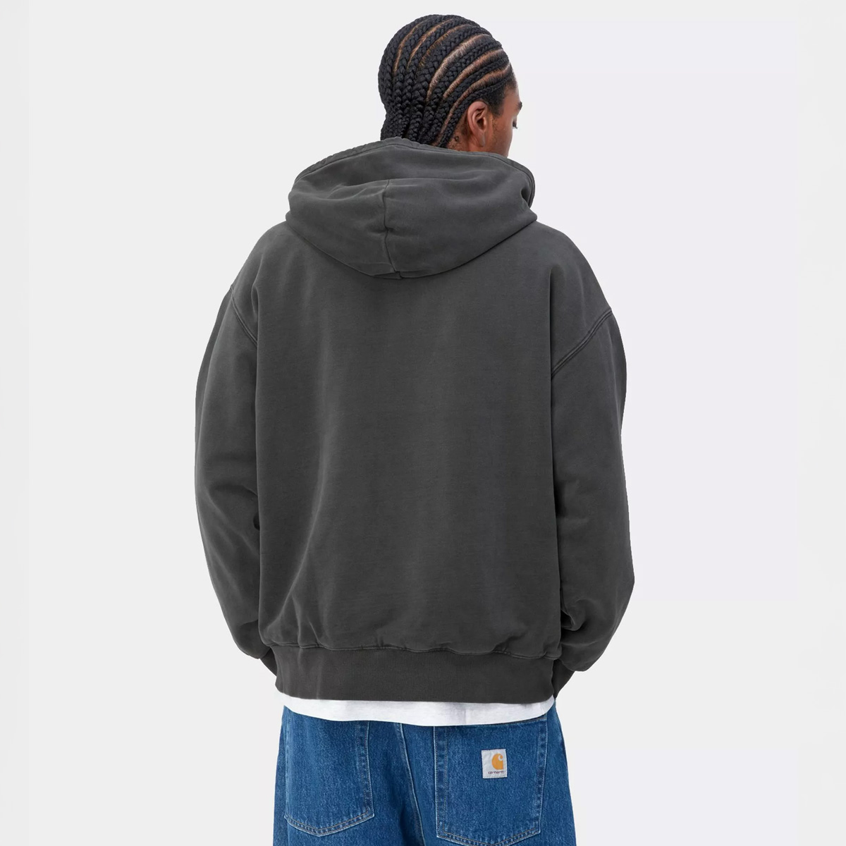 Carhartt WIP Hooded Vista Jacket Black Garment Dyed Carhartt WIP Hooded Vista Jacket Black Garment Dyed