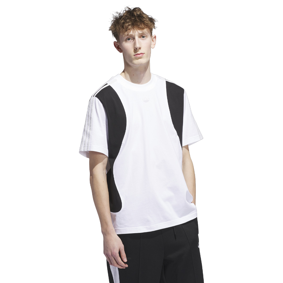 Adidas Tyshawn T-Shirt White/Black Adidas Tyshawn T-Shirt White/Black