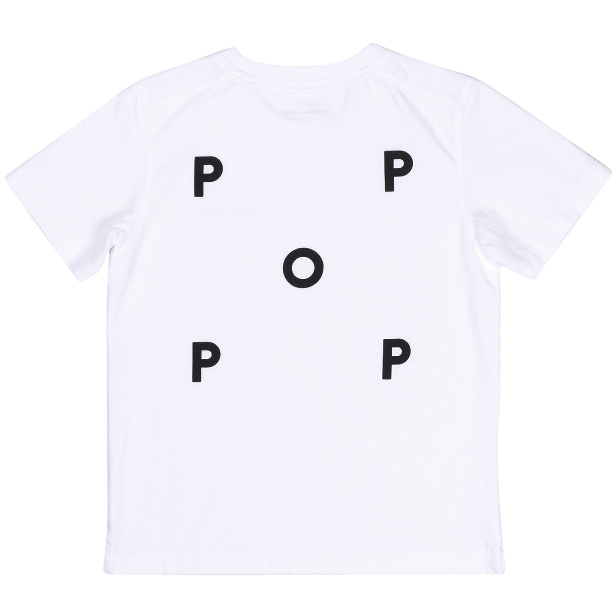 POP Logo Kids T-Shirt White/Black