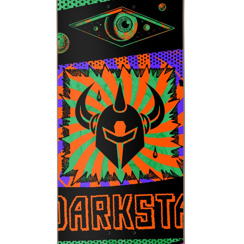 Darkstar Collapse HYB Skateboard Deck Orange 8.25
