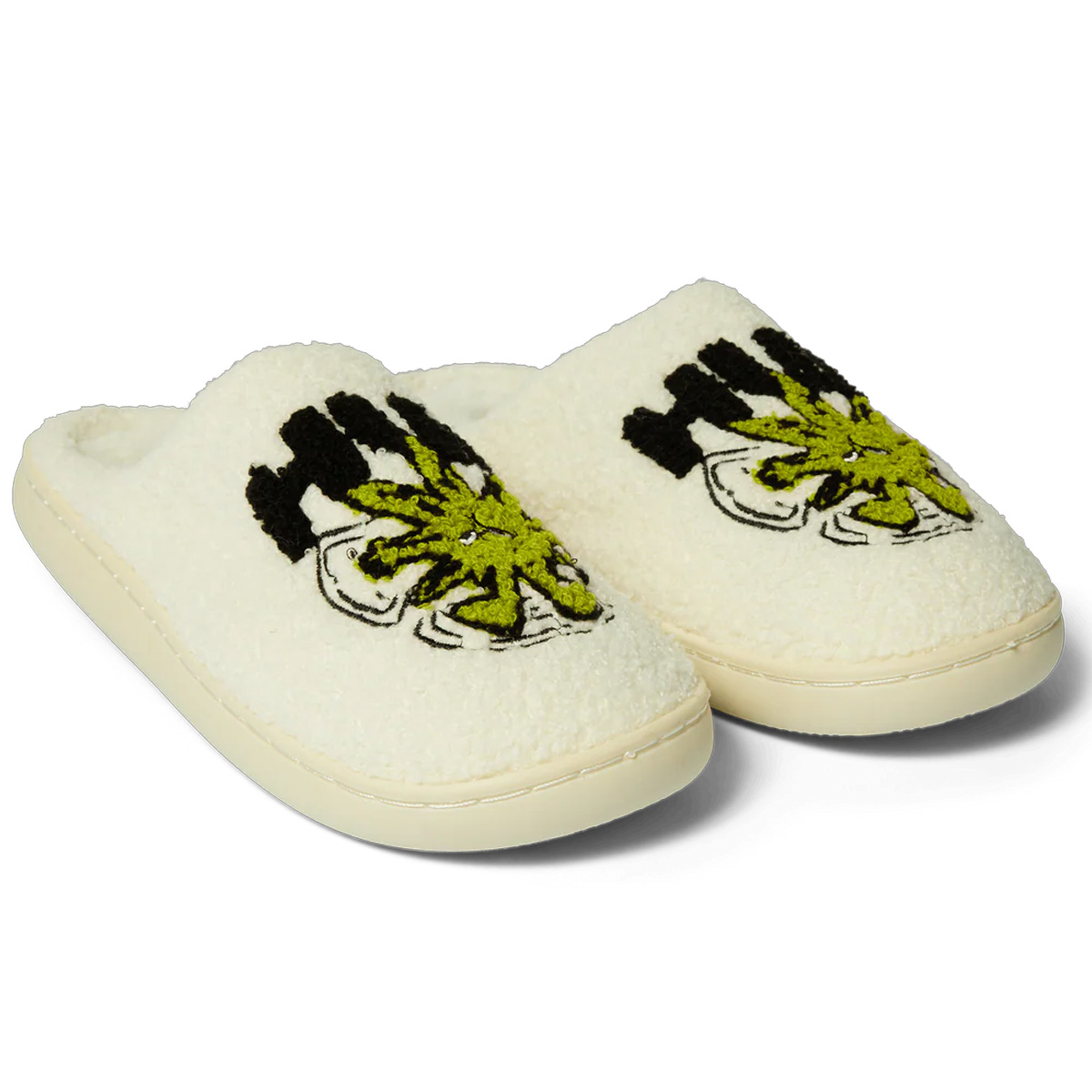 HUF Snow Angel Fuzzy Slipper Natural HUF Snow Angel Fuzzy Slipper Natural