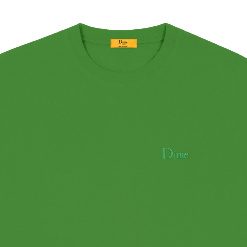 Dime Classic Small Logo T-Shirt Green Dime Classic Small Logo T-Shirt Green