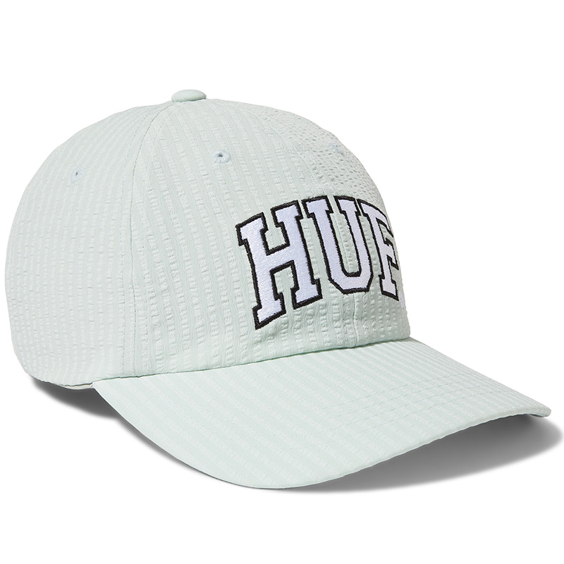 HUF Arch Logo Cv 6 Panel Cap Smoke Green HUF Arch Logo Cv 6 Panel Cap Smoke Green