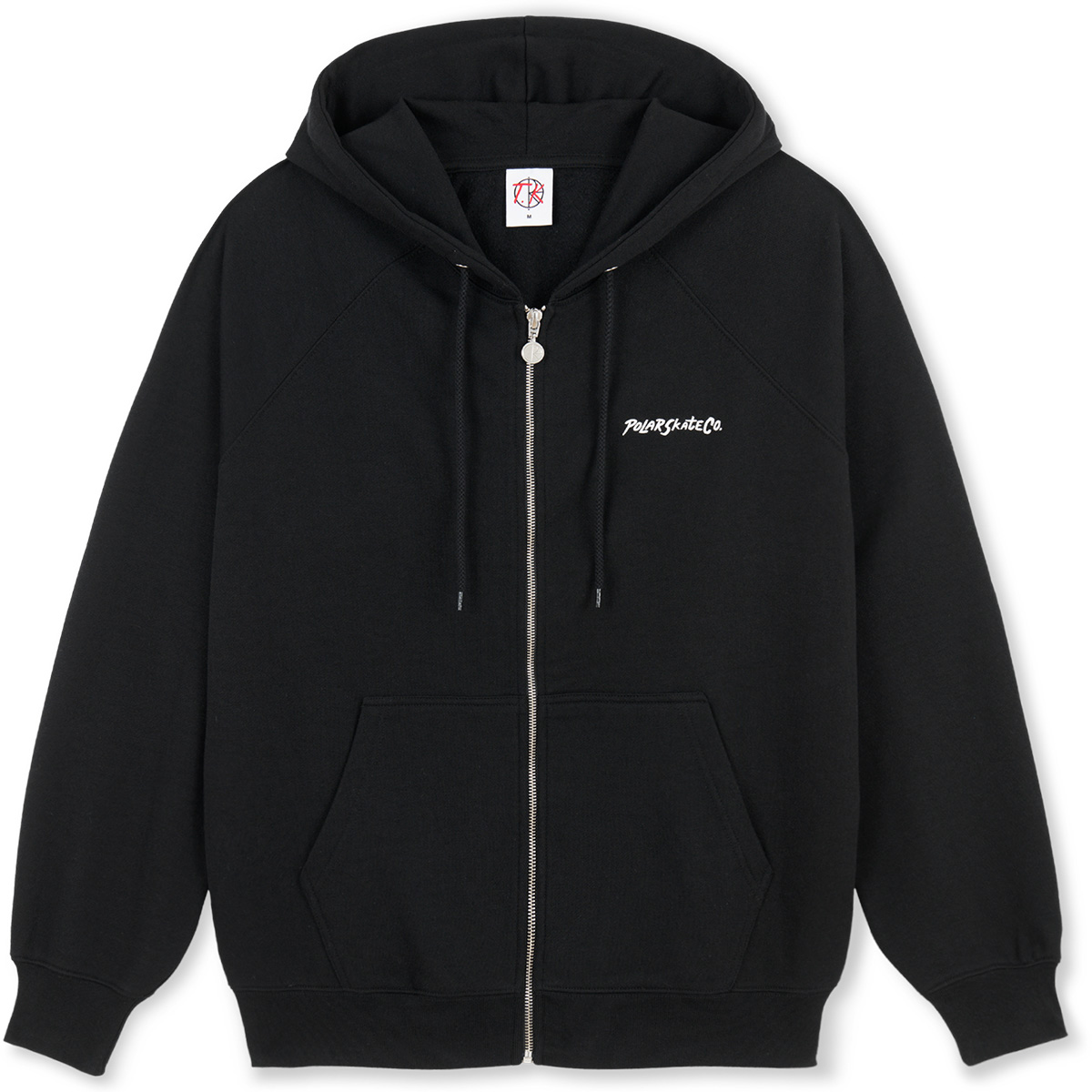 Polar 12 Faces Default Zip Hoodie Black Polar 12 Faces Default Zip Hoodie Black