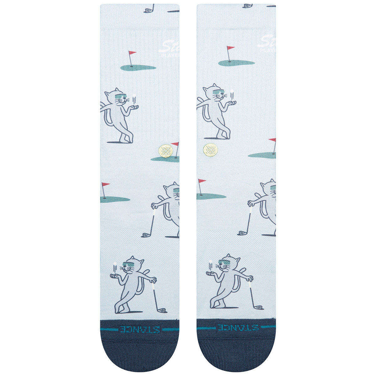Stance Players Club Crew Socks Green