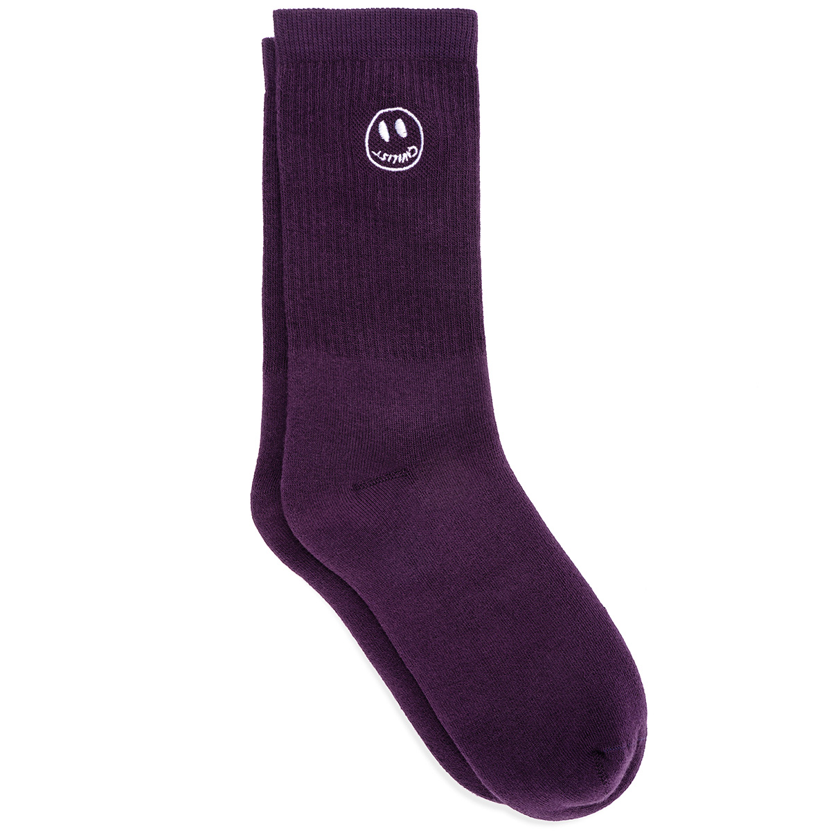 Civilist Mono Smiler Socks Grape