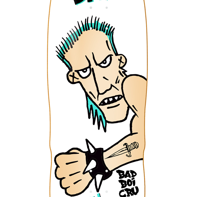 Heroin Dead Dave Bad Boy Skateboard Deck 10.1 Heroin Dead Dave Bad Boy Skateboard Deck 10.1