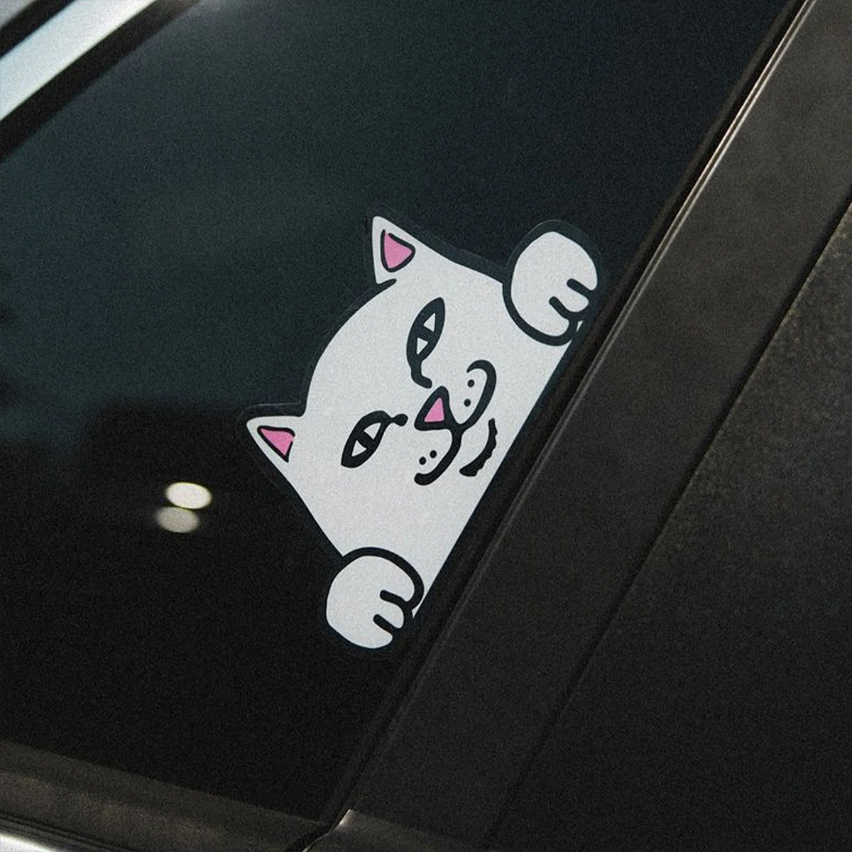 RipnDip Peeking Nermal Car Stickers Pack White RipnDip Peeking Nermal Car Stickers Pack White
