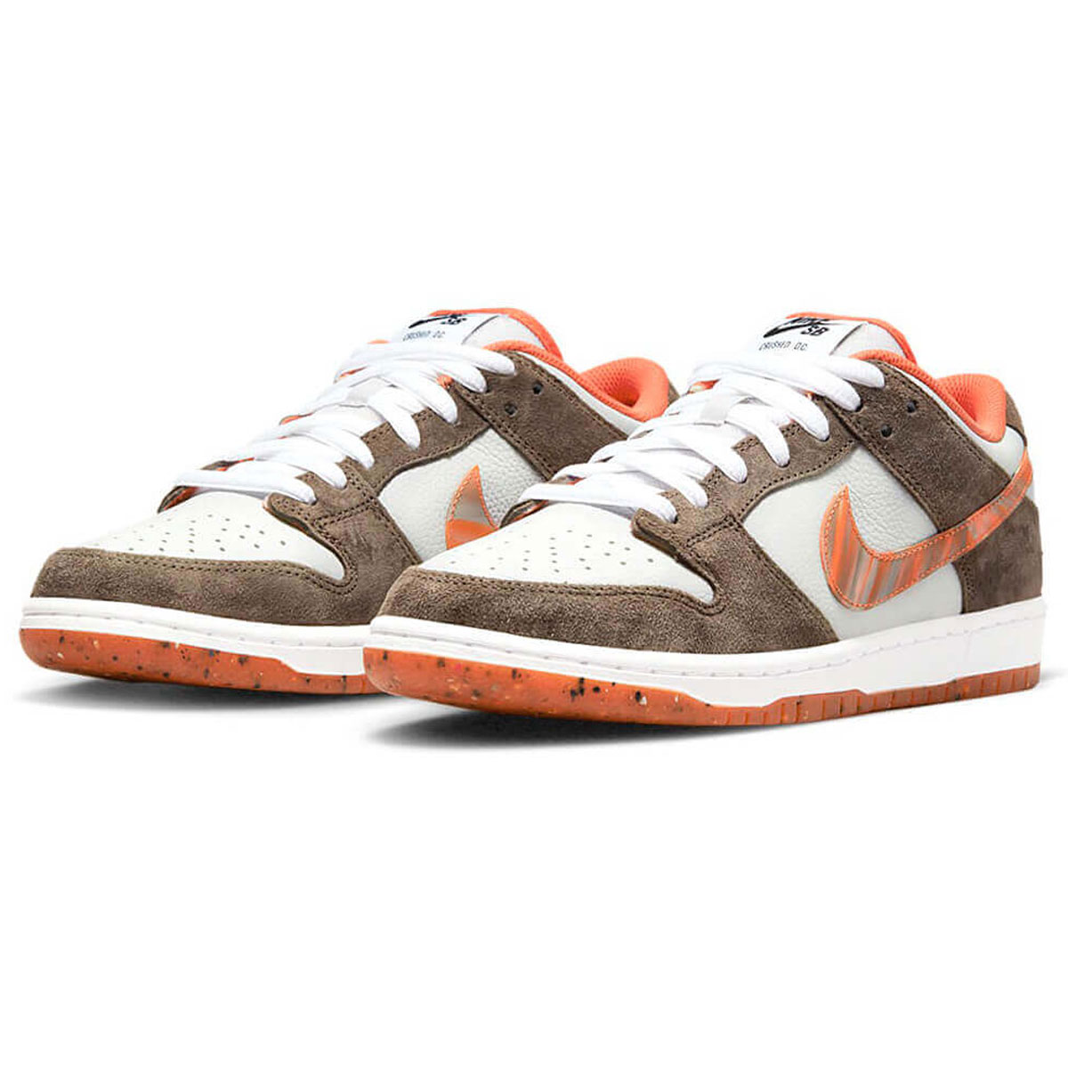 Nike SB Dunk Low Pro Qs Olive Grey/Mantra Orange-Rattan