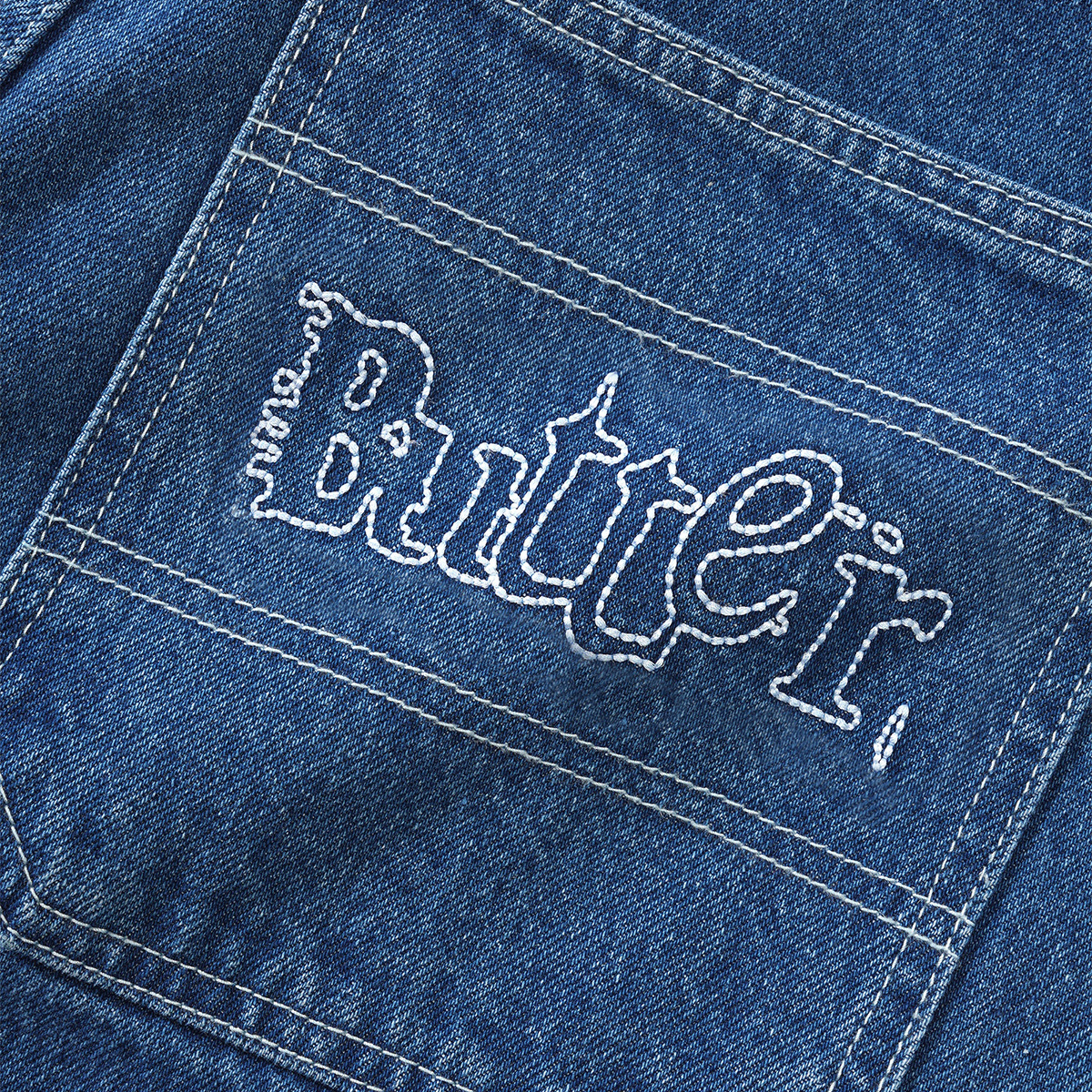Butter Goods Breakdown Relaxed Denim Jeans Solid Blue Butter Goods Breakdown Relaxed Denim Jeans Solid Blue
