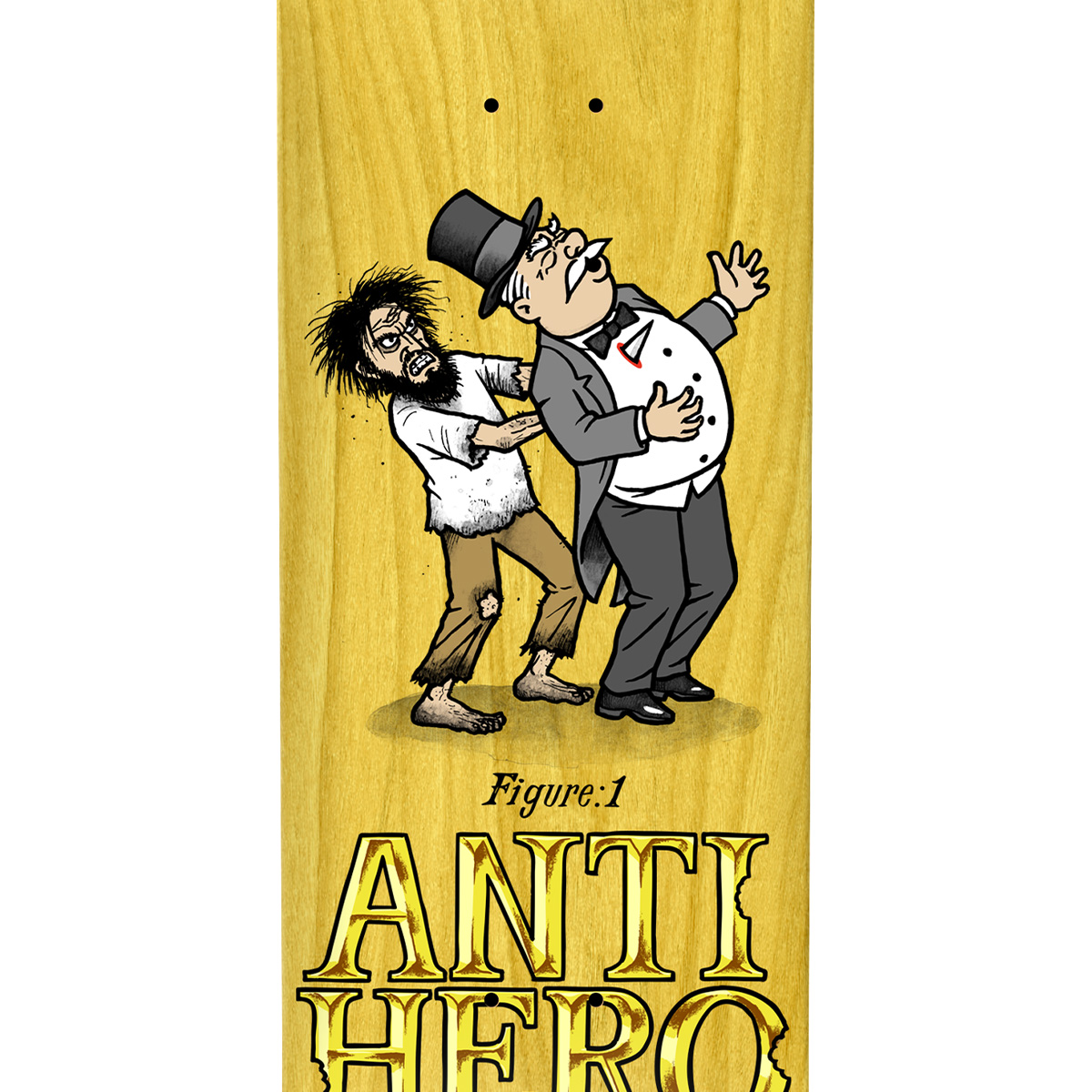 Anti Hero Doobie Eat The Rich Skateboard Deck 8.75