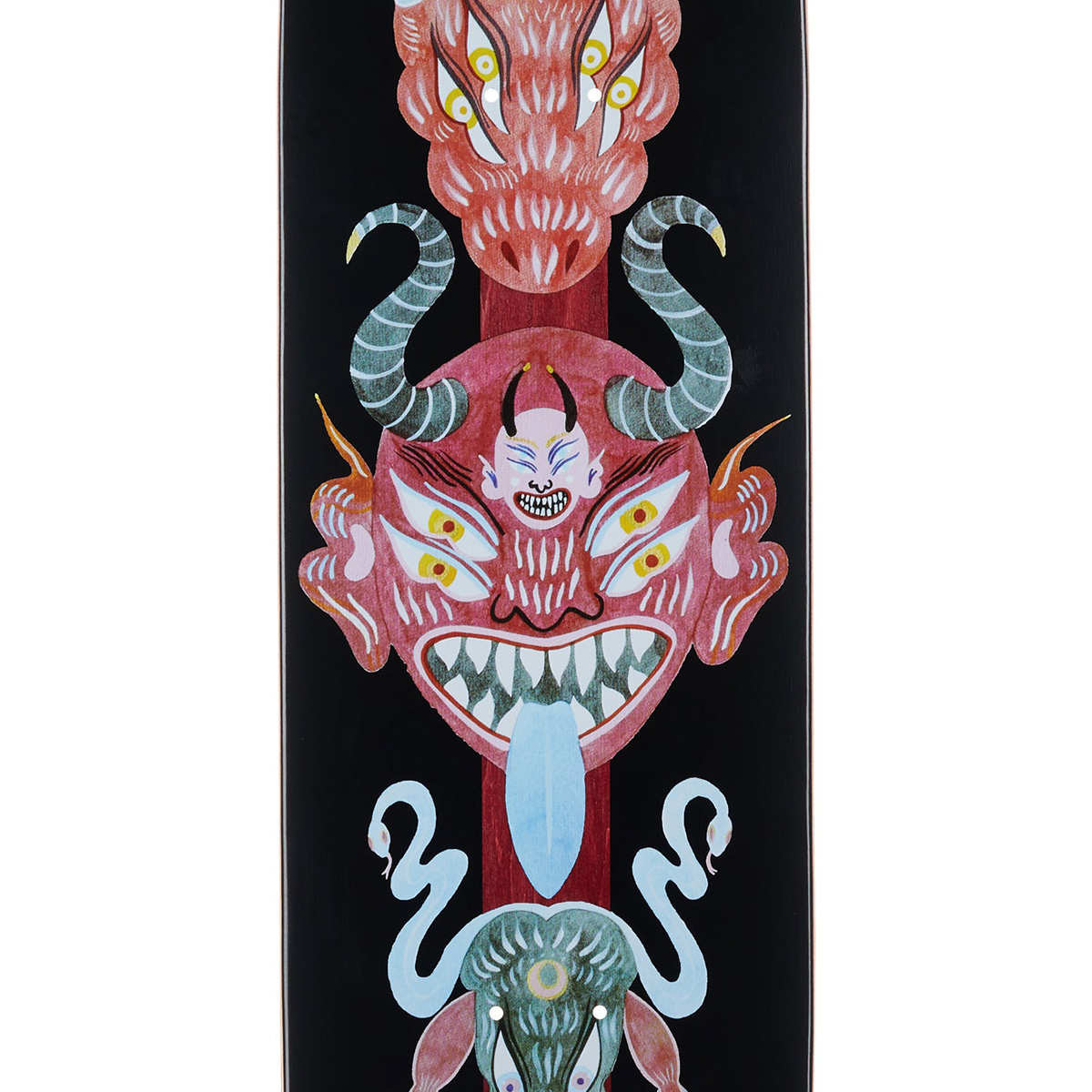 Chocolate Aikens Dog Perfume Masks Skateboard Deck 8.5