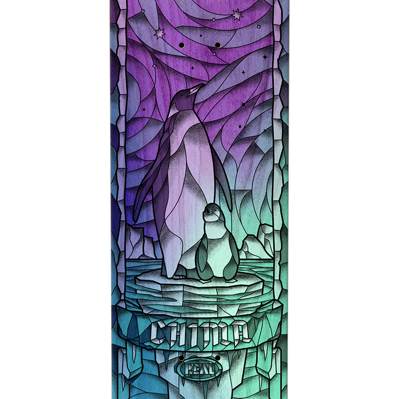 Real Chima Chromatic Cathedral Skateboard Deck 8.12 Real Chima Chromatic Cathedral Skateboard Deck 8.12