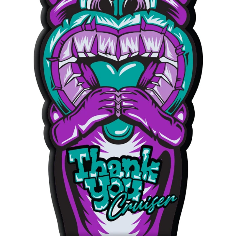Thank You Tiki Cruiser Skateboard Deck 8.5 Thank You Tiki Cruiser Skateboard Deck 8.5