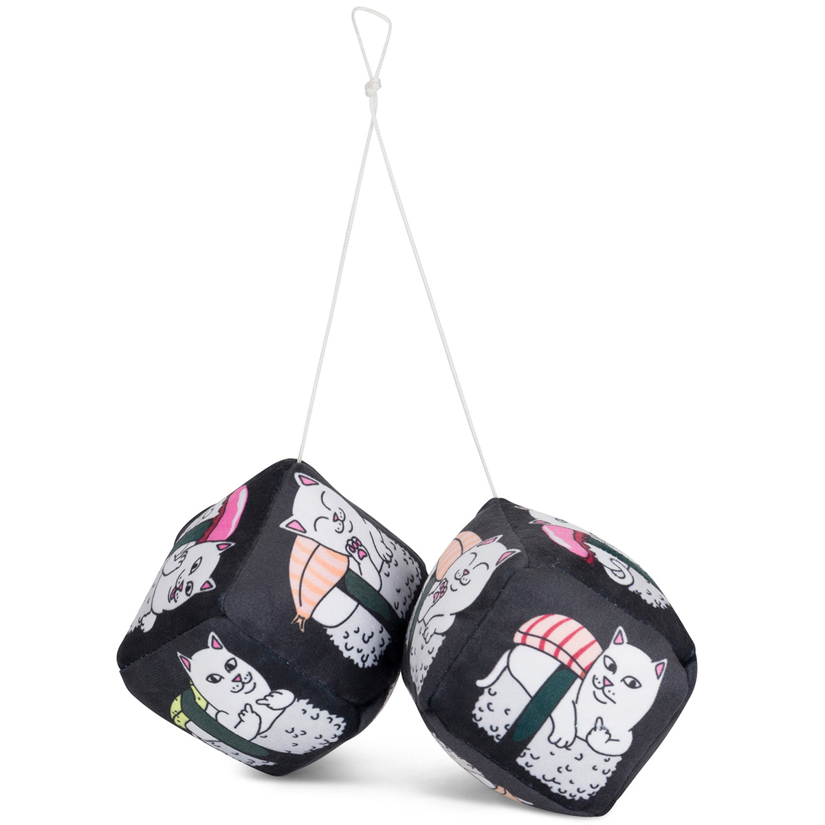 RIPNDIP Sushi Nerm Fuzzy Dice Black
