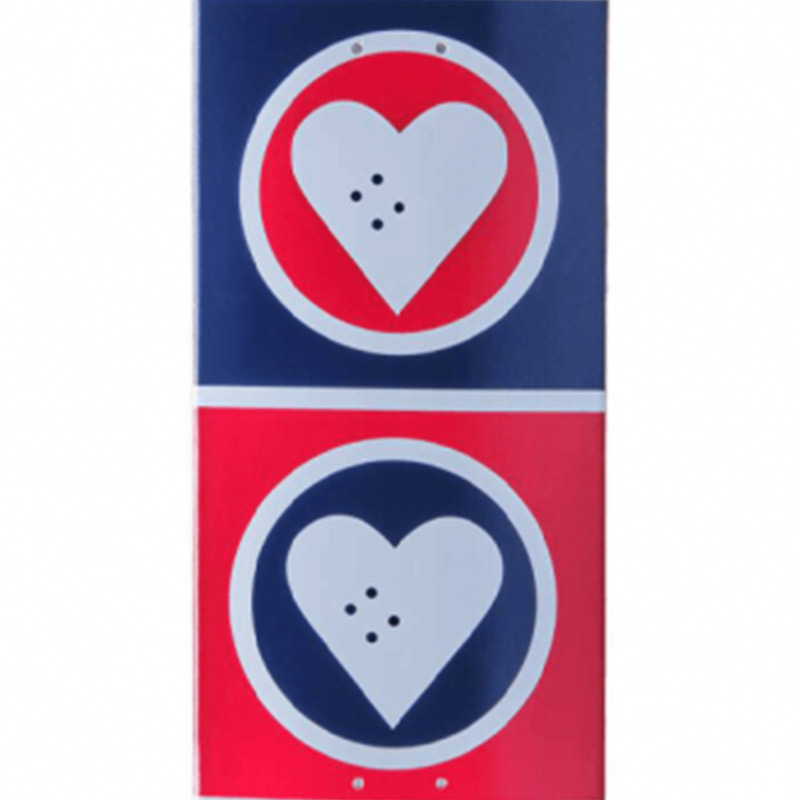 The Heart Supply Squad Deck Blue/Red 8 The Heart Supply Squad Deck Blue/Red 8