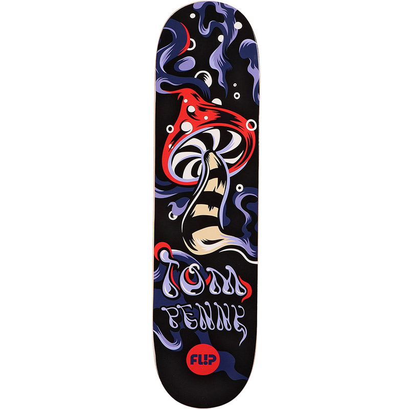 Flip Penny Blacklight Skateboard Deck 8.0