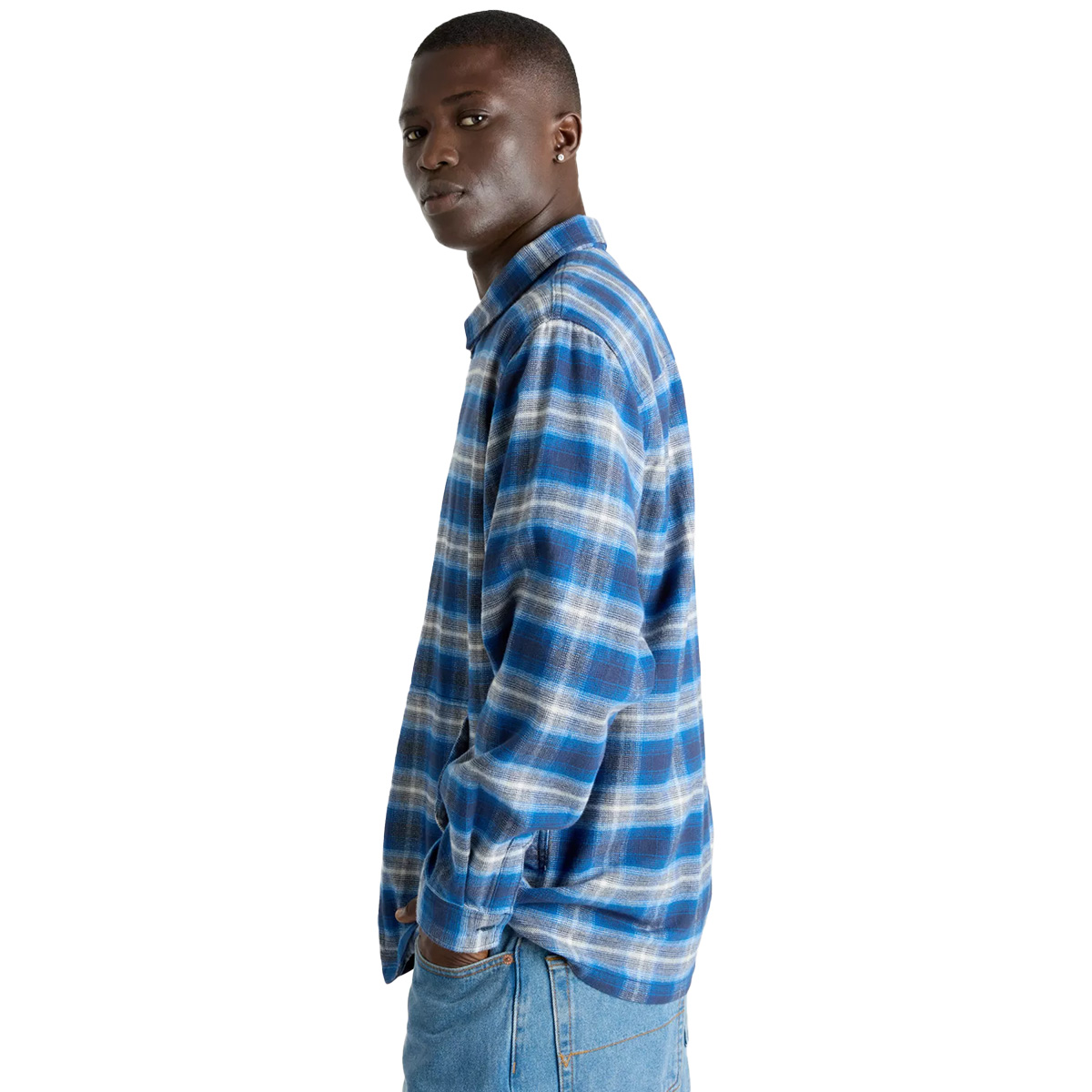 Vans Montwood Zip Flannel Shirt Dress Blues/True Blue Vans Montwood Zip Flannel Shirt Dress Blues/True Blue