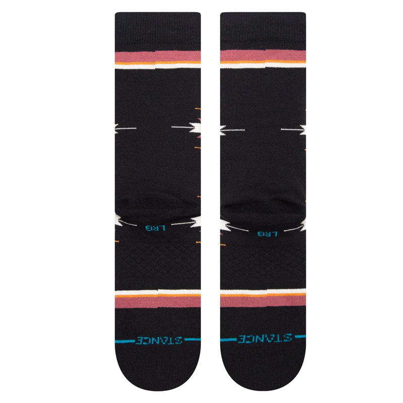 Stance Cloaked Crew Socks Washed Black Stance Cloaked Crew Socks Washed Black