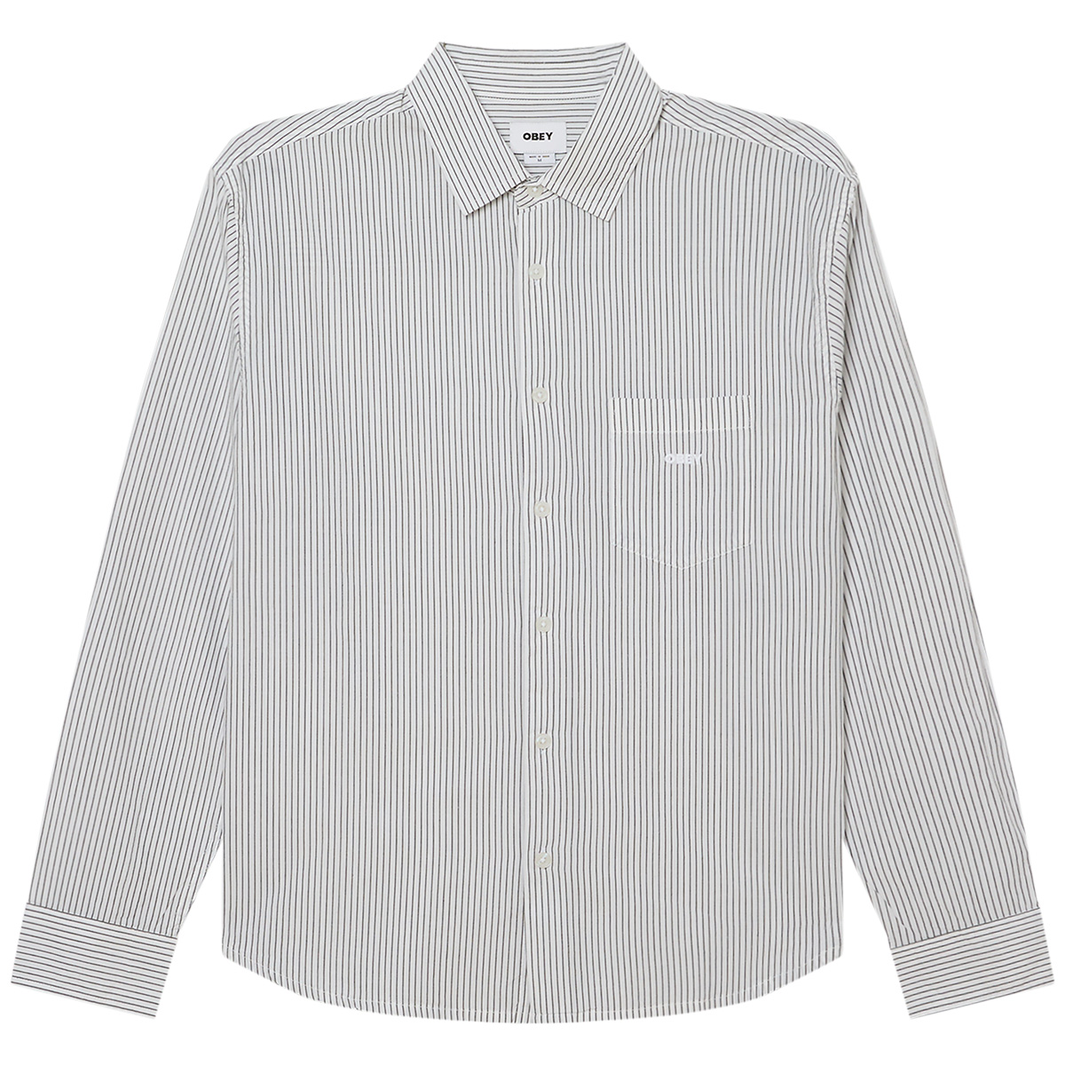 Obey Isaac Longsleeve Shirt Woven Black