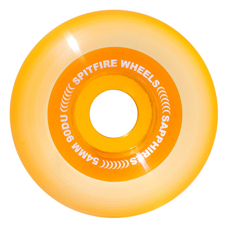 Spitfire Sapphire Wheels Clear Orange 90D 54mm Spitfire Sapphire Wheels Clear Orange 90D 54mm