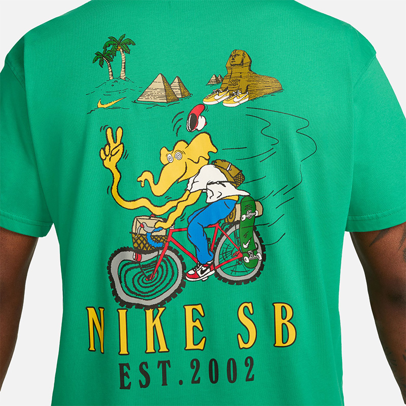 Nike SB Bike Day T-Shirt Stadium Green Nike SB Bike Day T-Shirt Stadium Green