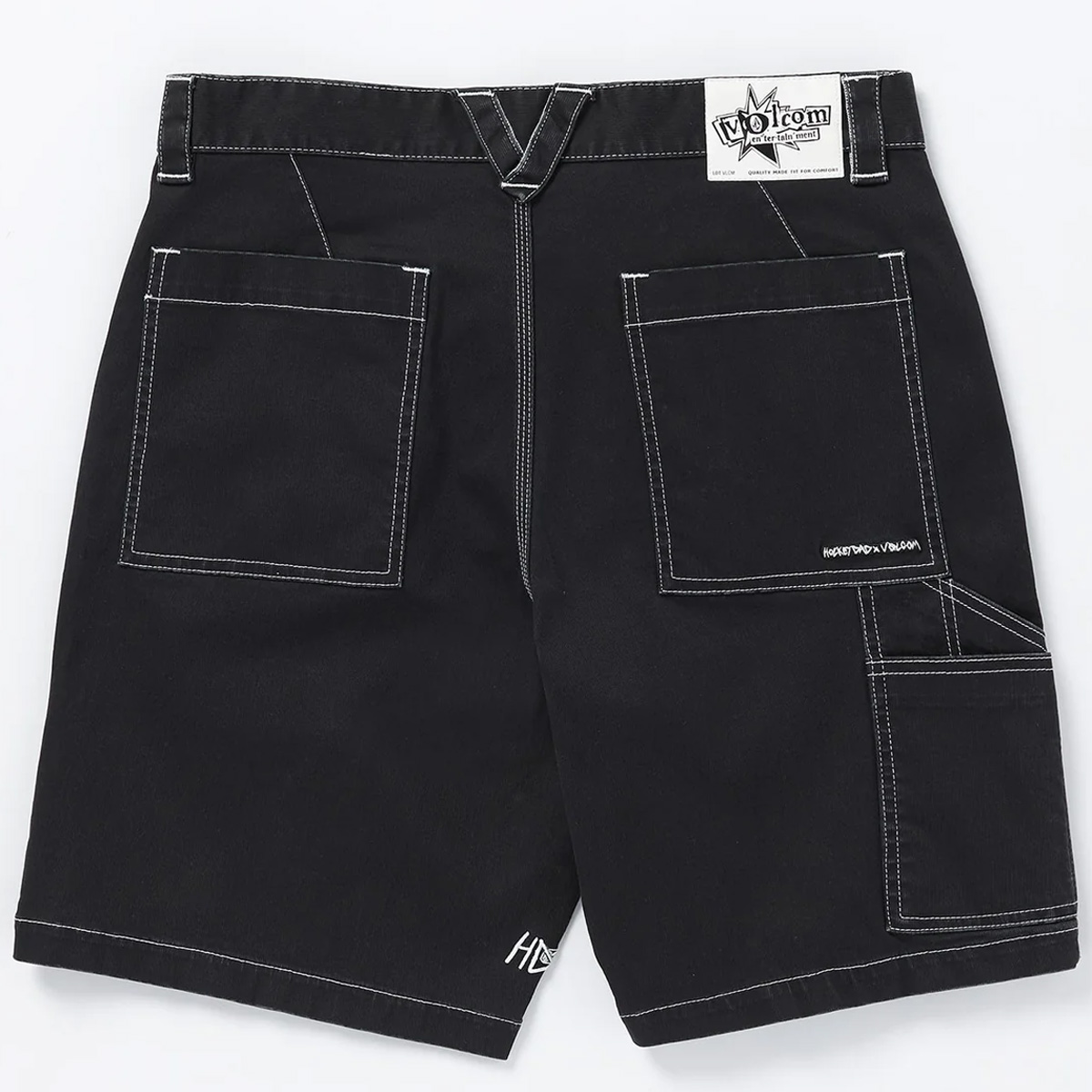Volcom V Ent Hockey Dad Short 20 Black Volcom V Ent Hockey Dad Short 20 Black