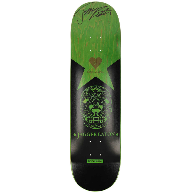 Heart Supply JE Jagger Eaton Signed Skateboard Deck 8.25