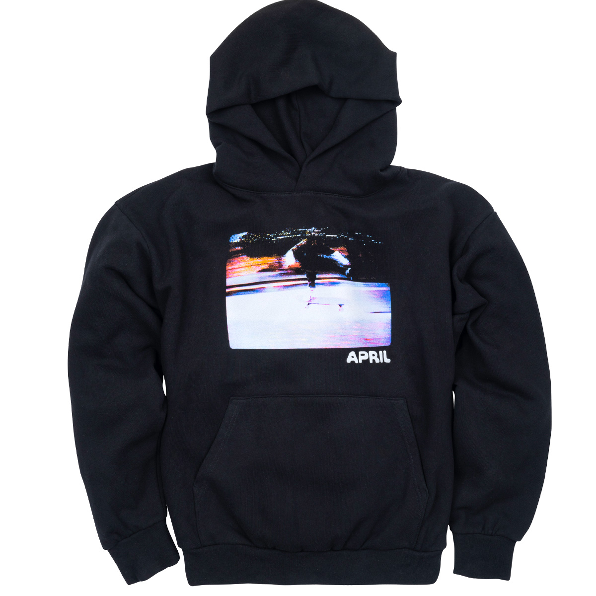 April Guy 1990 Hooded Sweater Black April Guy 1990 Hooded Sweater Black