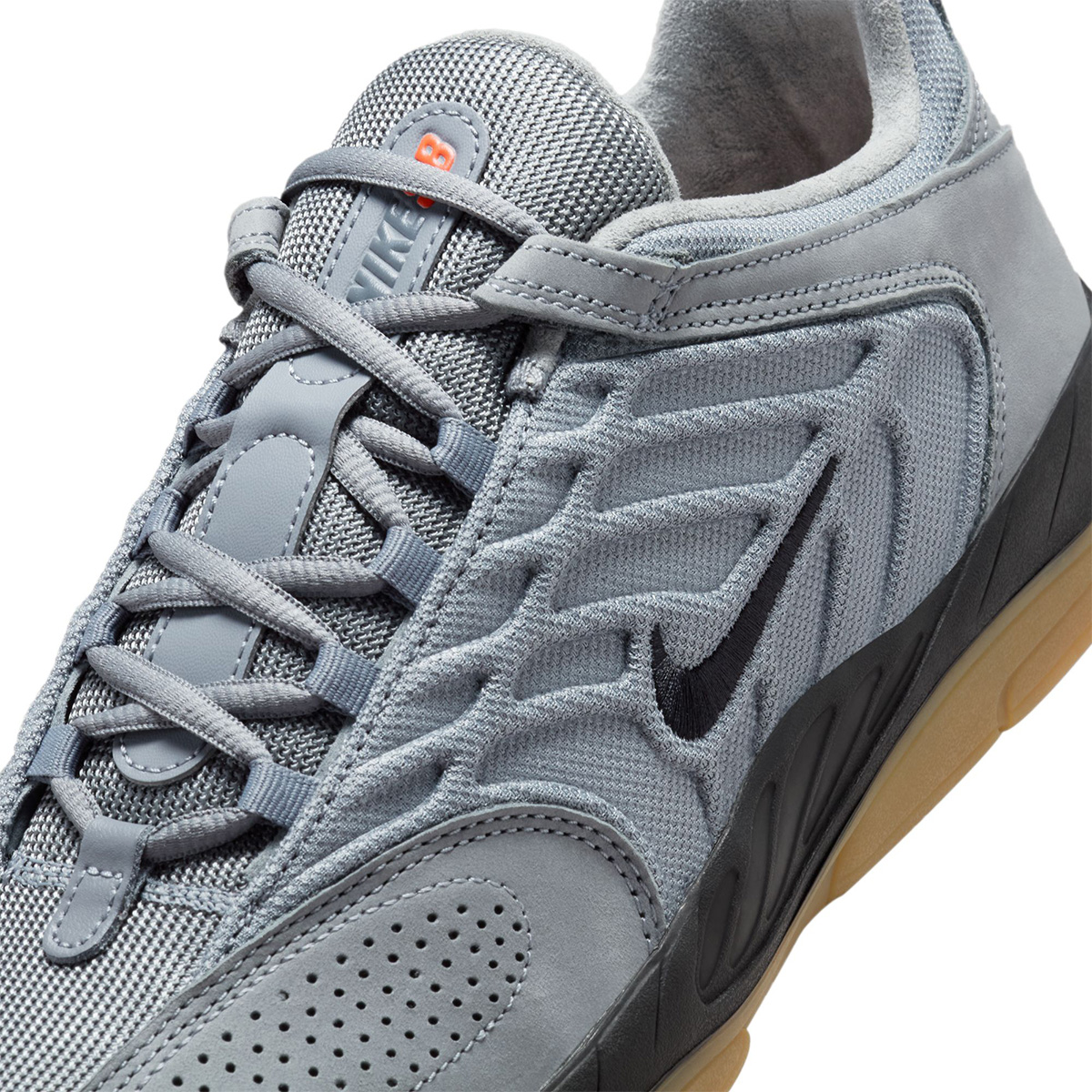 Nike SB Vertebrae Iso Cool Grey/Black-Cool Grey-Dk Grey-Gum Lt Brown-Safety Orange