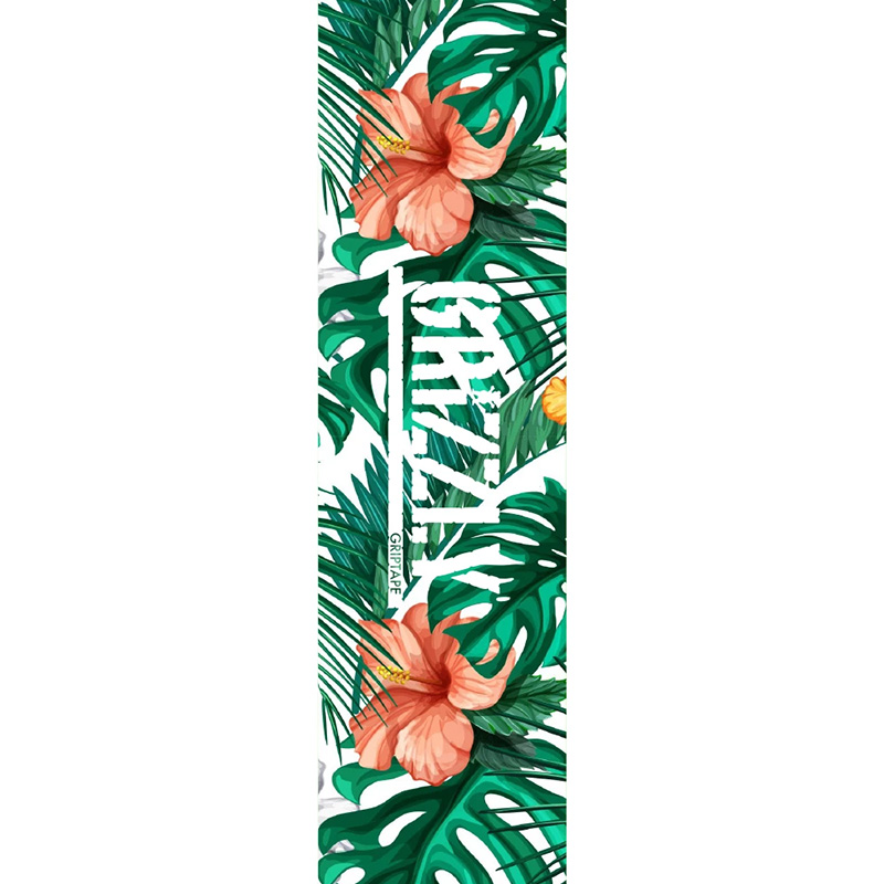 Grizzly Aloha Griptape Sheet White Grizzly Aloha Griptape Sheet White