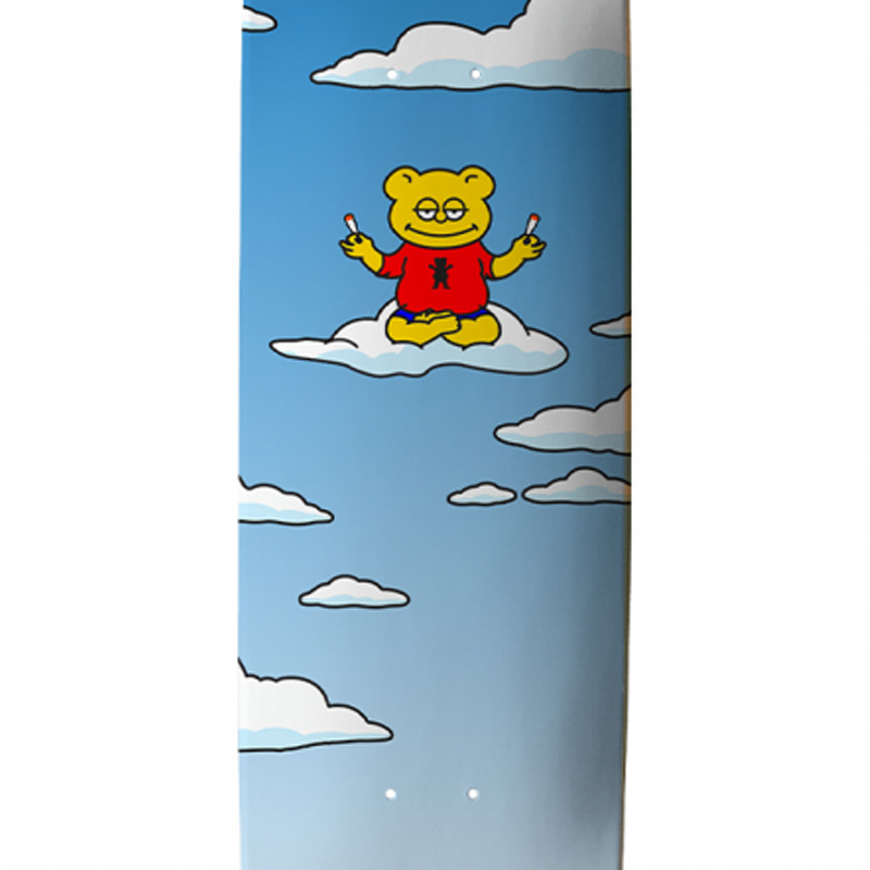 Grizzly Peace Bear Skateboard Deck Blue 8.0 Grizzly Peace Bear Skateboard Deck Blue 8.0