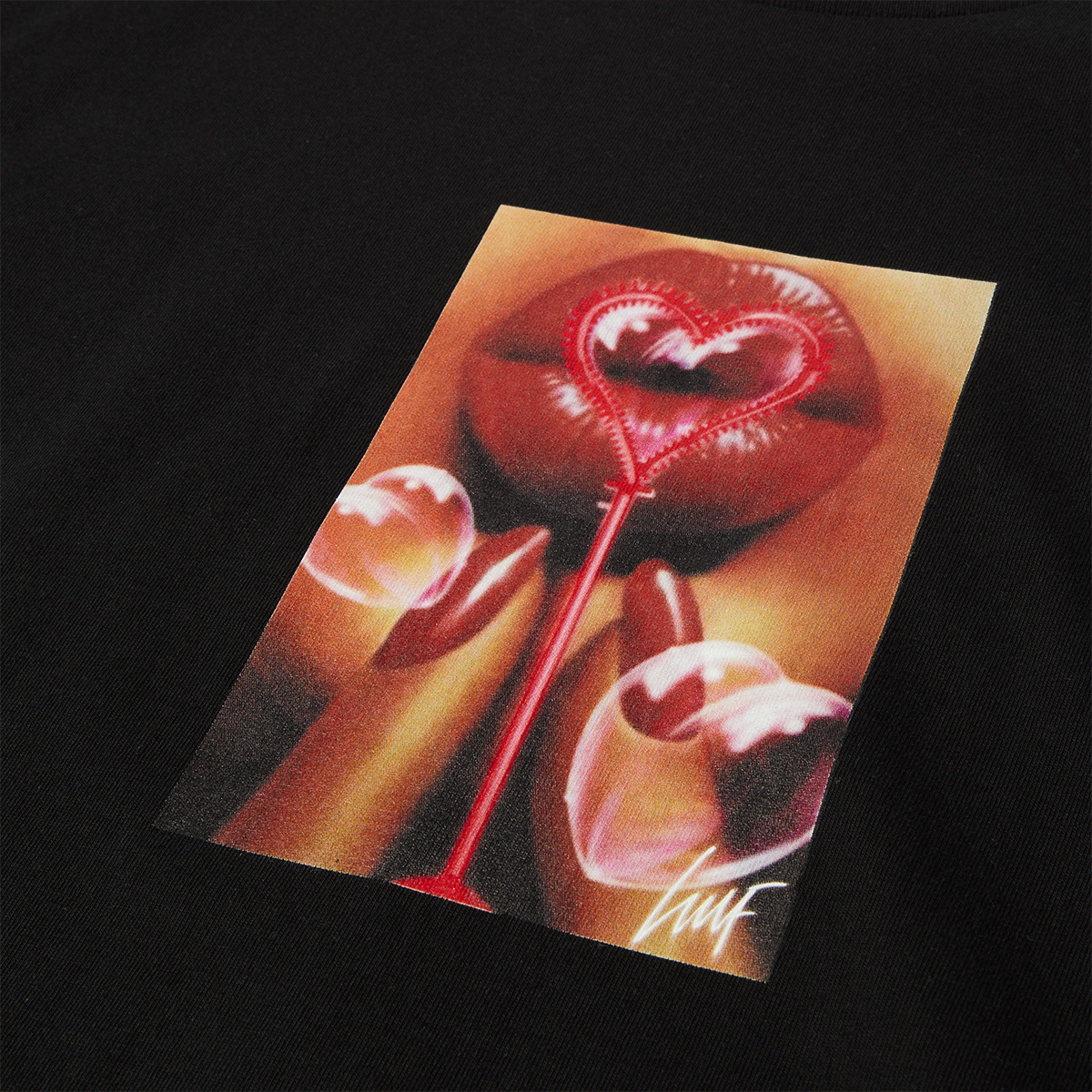 HUF Bubble T-Shirt Black HUF Bubble T-Shirt Black