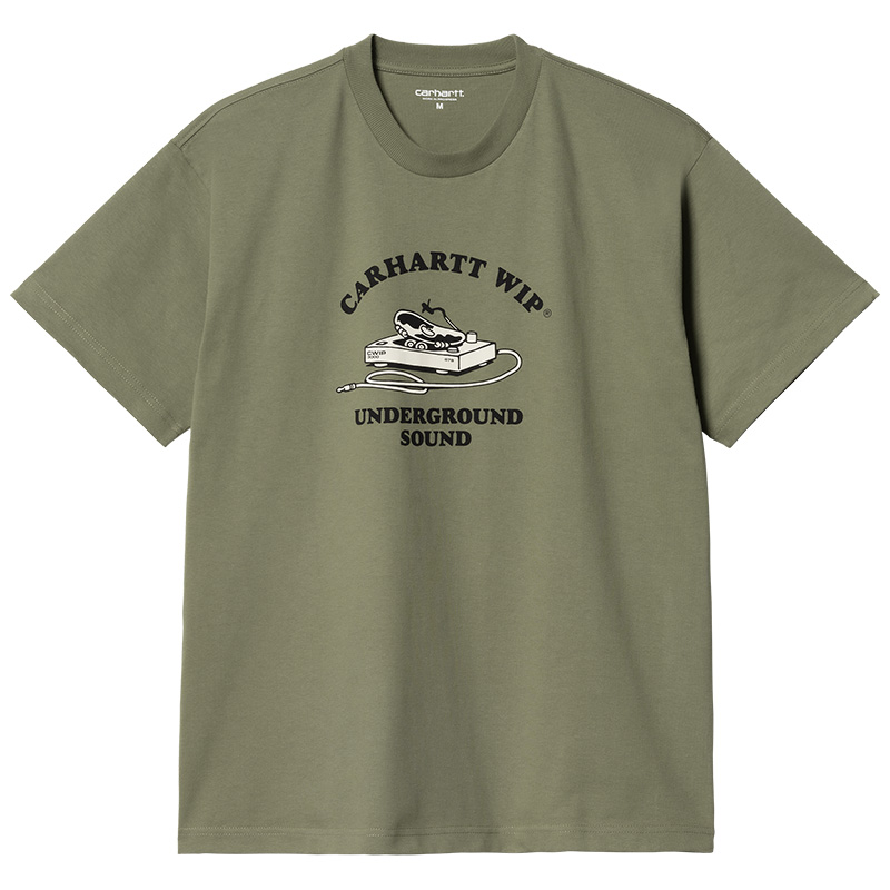 Carhartt WIP Underground Sound T-Shirt Dollar Green Carhartt WIP Underground Sound T-Shirt Dollar Green