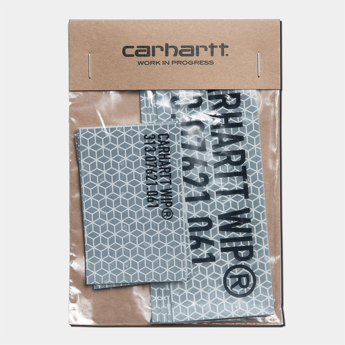 Carhartt WIP Tour Sticker Bag Reflective Grey Carhartt WIP Tour Sticker Bag Reflective Grey