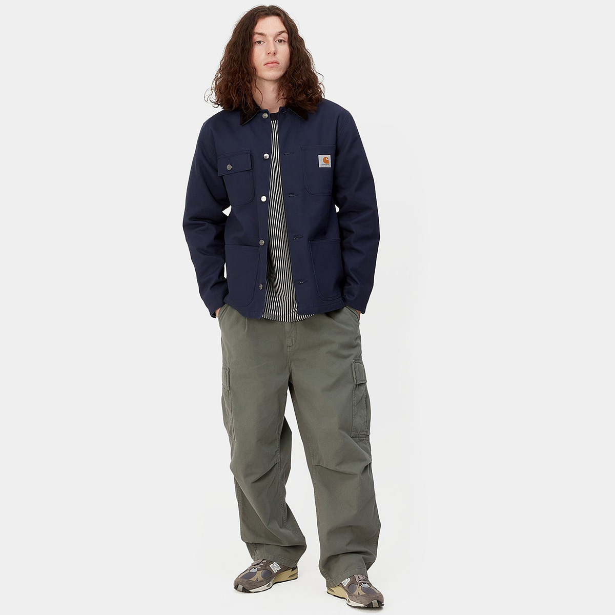 Carhartt WIP Cole Cargo Pant Smoke Green Garment Dyed Carhartt WIP Cole Cargo Pant Smoke Green Garment Dyed