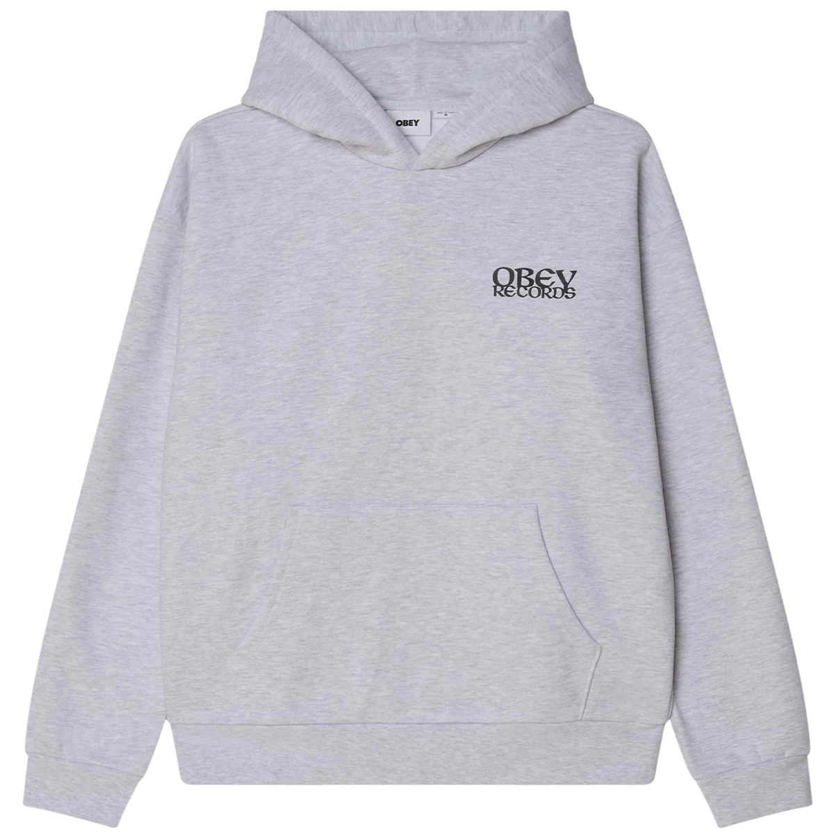 Obey Disorder Extra Heavy Hooded Sweater Ash Grey