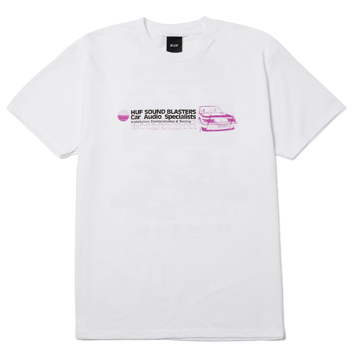 HUF Bass Power T-Shirt White