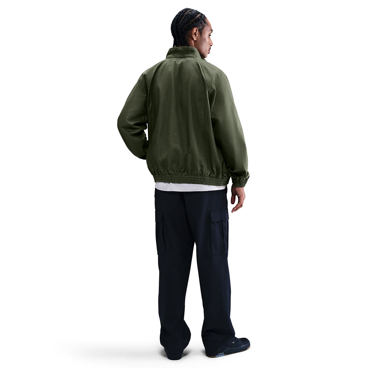 Nike SB Denim Track Jacket Medium Olive/White Nike SB Denim Track Jacket Medium Olive/White