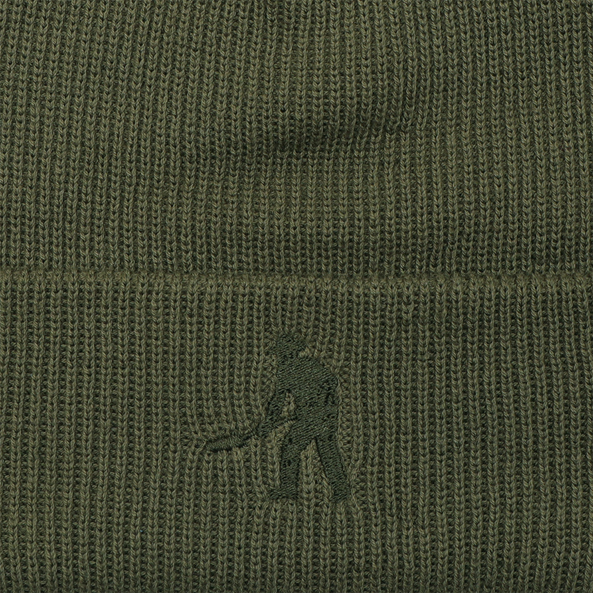 Pass Port Solid Cotton Beanie Dark Military