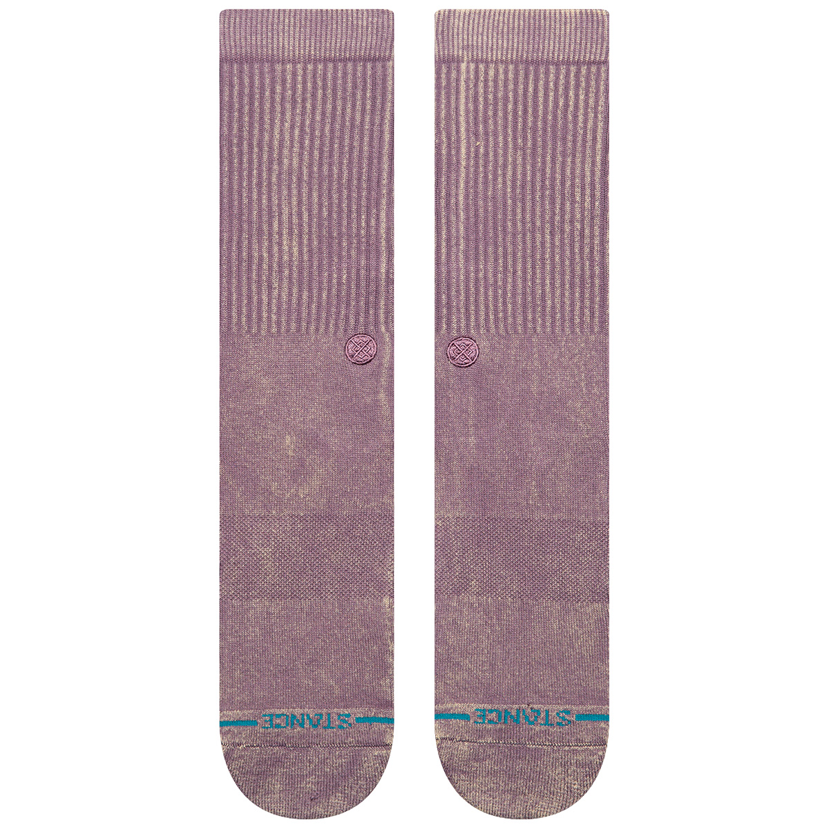 Stance Icon Dyed Crew Socks Plum
