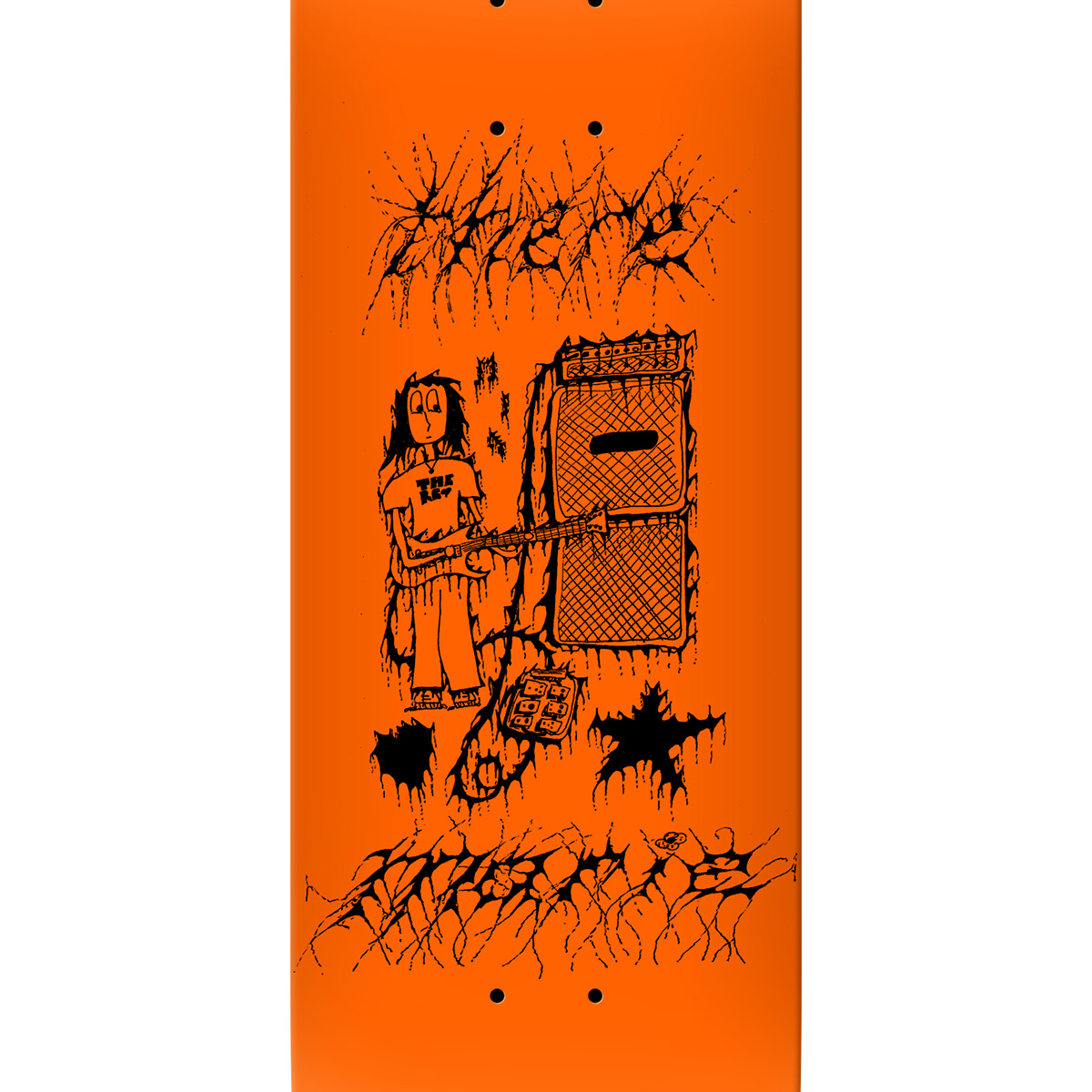 THERE Marie Rock Chick Skateboard Deck 8.25 THERE Marie Rock Chick Skateboard Deck 8.25