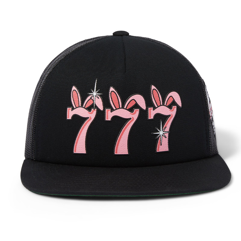 HUF X Freddie Gibbs Triple 7 Trucker Hat Black