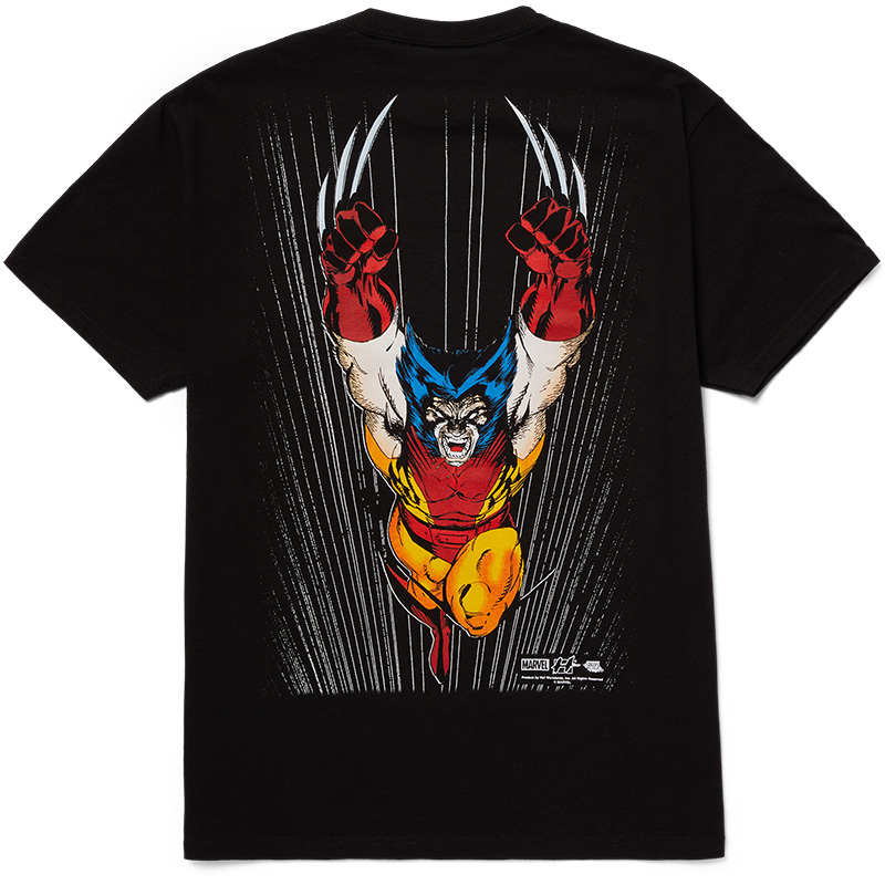 HUF X X-Men Wolvie T-Shirt Black HUF X X-Men Wolvie T-Shirt Black