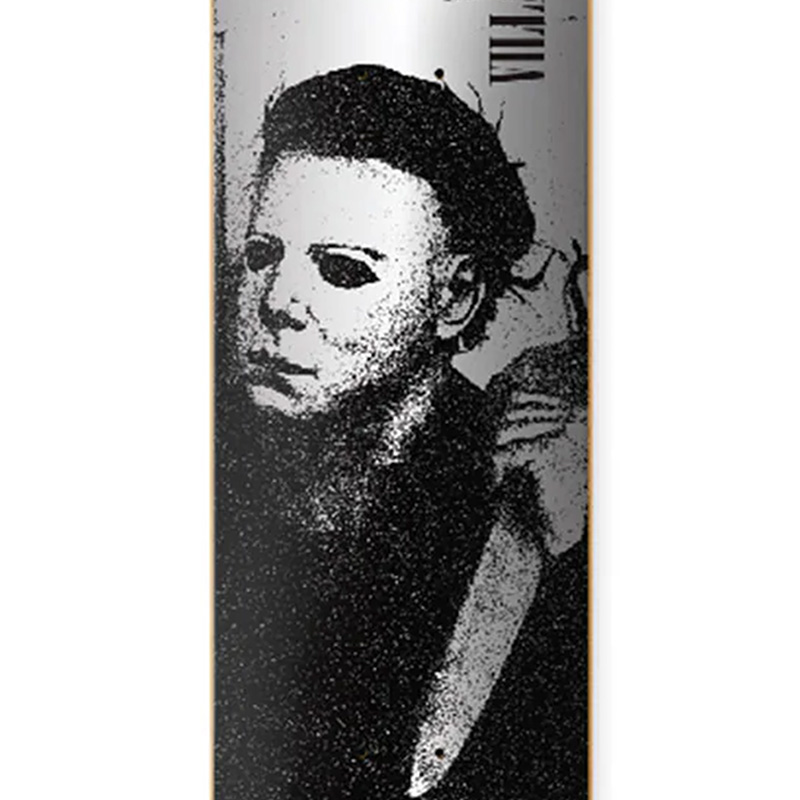 Primitive x Halloween Villani Halloween Skateboard Deck Silver 8.25 Primitive x Halloween Villani Halloween Skateboard Deck Silver 8.25