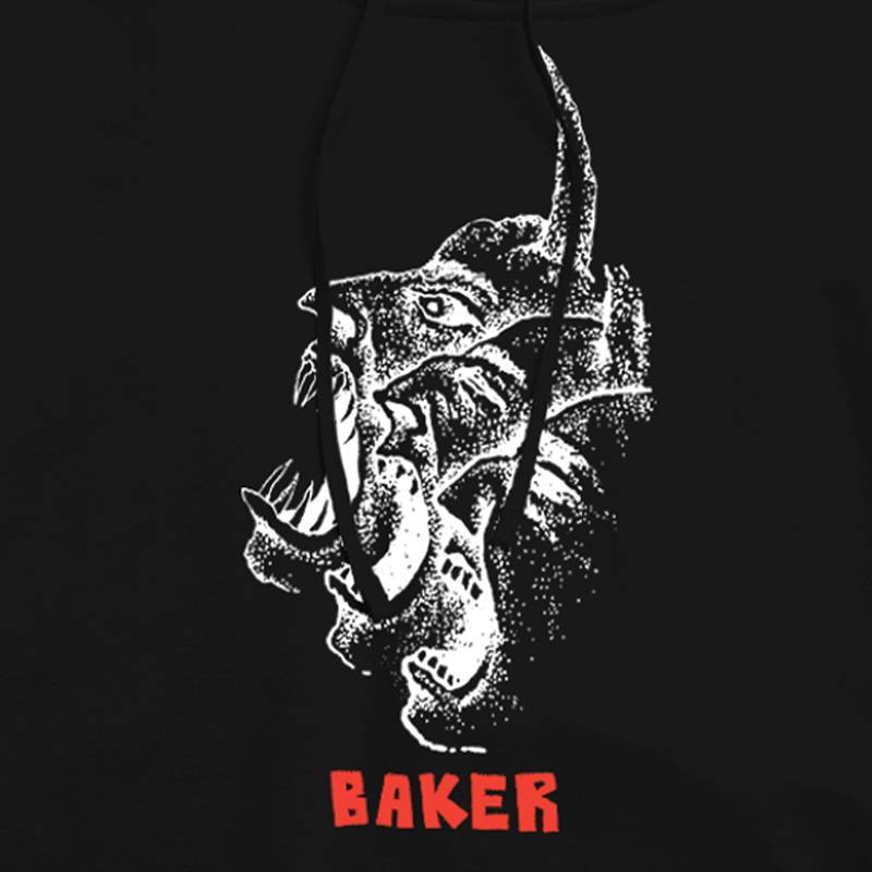 Baker Satanic Switch Hooded Sweater Black Baker Satanic Switch Hooded Sweater Black